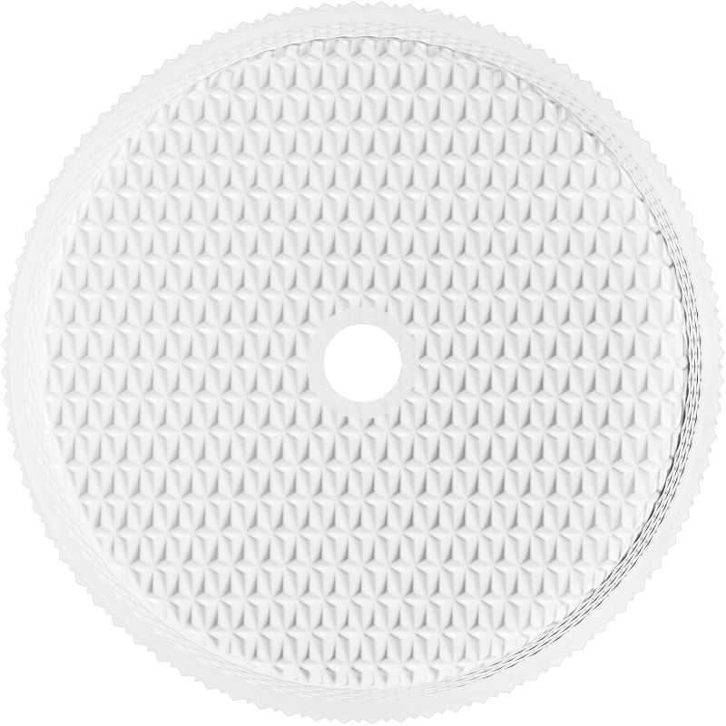 Mexen Aura lavabo de vidrio sobre encimera 39 x 39 cm, vidrio mate - 24013930