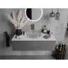 Mexen Aura glass countertop washbasin 39 x 39 cm, transparent - 24013900