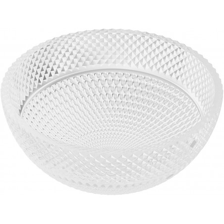 Mexen Dora glazen opbouw wasbak 34 x 34 cm, transparant - 24113400