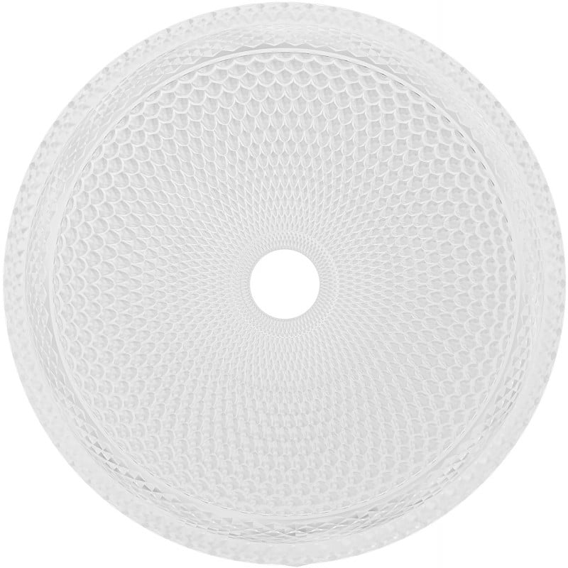 Mexen Dora glazen opbouw waskom 34 x 34 cm, transparant - 24113400