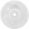 Mexen Heba glass countertop washbasin 45 x 45 cm, transparent - 24064500