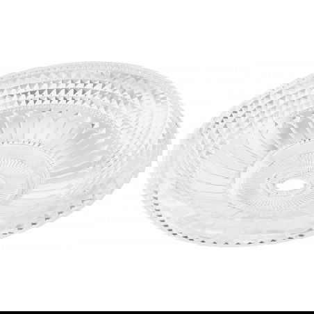 Mexen Heba lasinen työtason päällinen pesuallas 45 x 45 cm, läpinäkyvä - 24064500