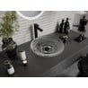 Mexen Heba glass countertop basin 45 x 45 cm, transparent - 24064500