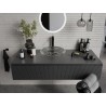 Mexen Heba glass countertop washbasin 45 x 45 cm, transparent - 24064500
