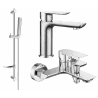Mexen Alfa DF72 conjunto de baño, cromo - 745703DF72-00