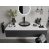 Mexen Heba glazen opbouw wastafel 45 x 45 cm, zwart - 24064570