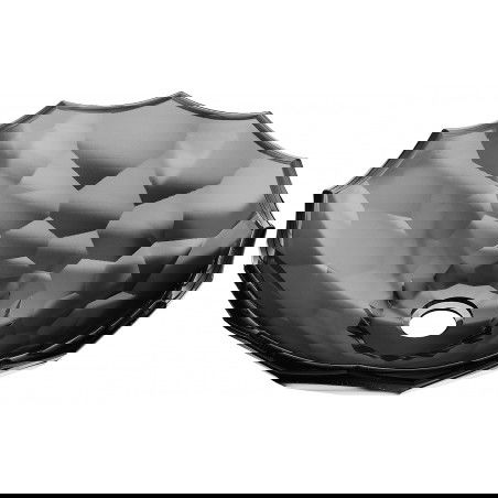 Mexen Inga lasinen tason päällä oleva pesuallas 44 x 44 cm, musta - 24074470