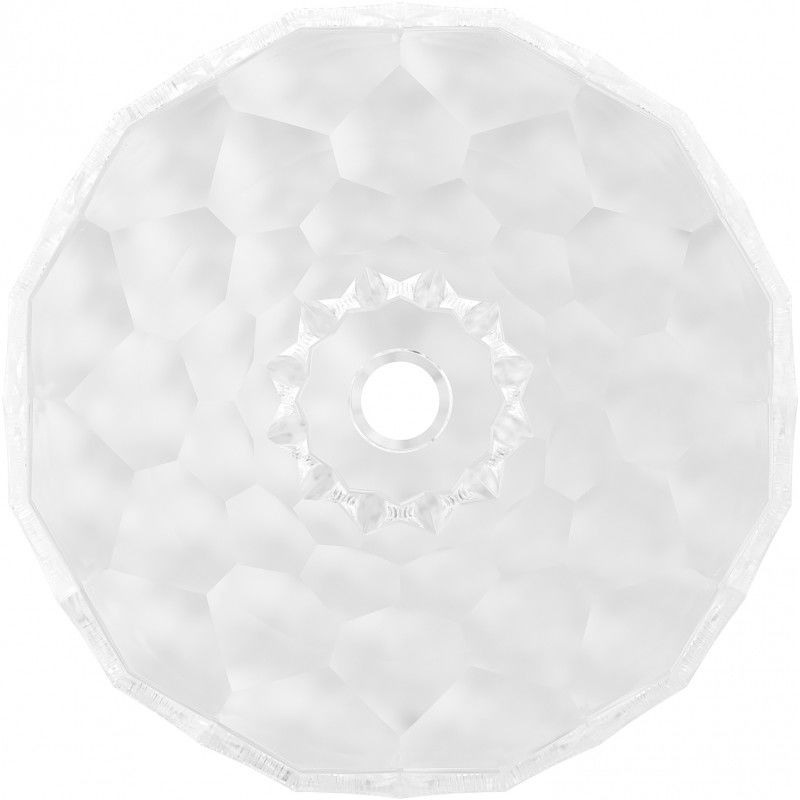 Mexen Inga lavatório de vidro de bancada 44 x 44 cm, transparente - 24074400