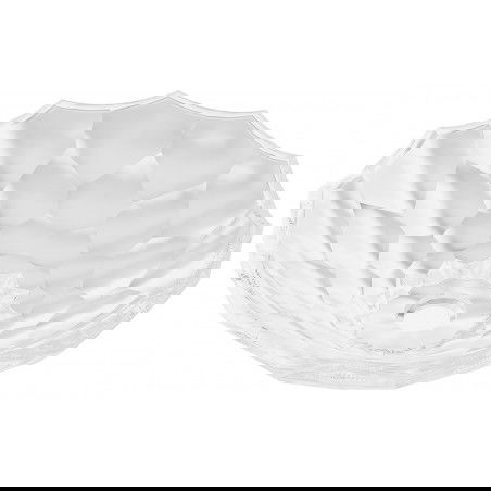 Mexen Inga glieschte Waschbecken 44 x 44 cm, transparent - 24074400