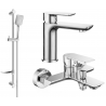 Mexen Alfa DF62 vannikomplekt, kroom - 745703DF62-00