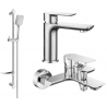 Mexen Alfa DF62 zestaw wannowy, chrom - 745703DF62-00
