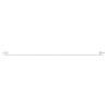 Mexen CH10 Hygiene Heizkörperplatten 300 x 2200 mm, seitliche Anschlüsse, 728 W, weiß - W410H-030-220-00