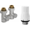 Mexen G02 thermostatisches Set zweirohr DN50, gerade 1/2"x3/4", Nickel - W912-012-928-01