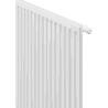 Mexen CH10 Radiateur hygiénique à plaques 400 x 2800 mm, raccordement latéral, 1210 W, blanc - W410H-040-280-00