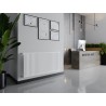 Mexen CH10 Higienski panelni radiator 500 x 700 mm, stranski priklop, 371 W, bel - W410H-050-070-00
