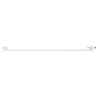 Mexen CVH10 Hygiene Plattenheizkörper 300 x 2800 mm, untere Anschlüsse, 927 W, weiß - W610H-030-280-00