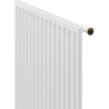 Mexen CVH10 Hygiene Plattenheizkörper 400 x 600 mm, untere Anschlüsse, 259 W, weiß - W610H-040-060-00