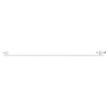 Mexen CVH10 Hygiene Plattenheizkörper 400 x 600 mm, untere Anschlüsse, 259 W, weiß - W610H-040-060-00