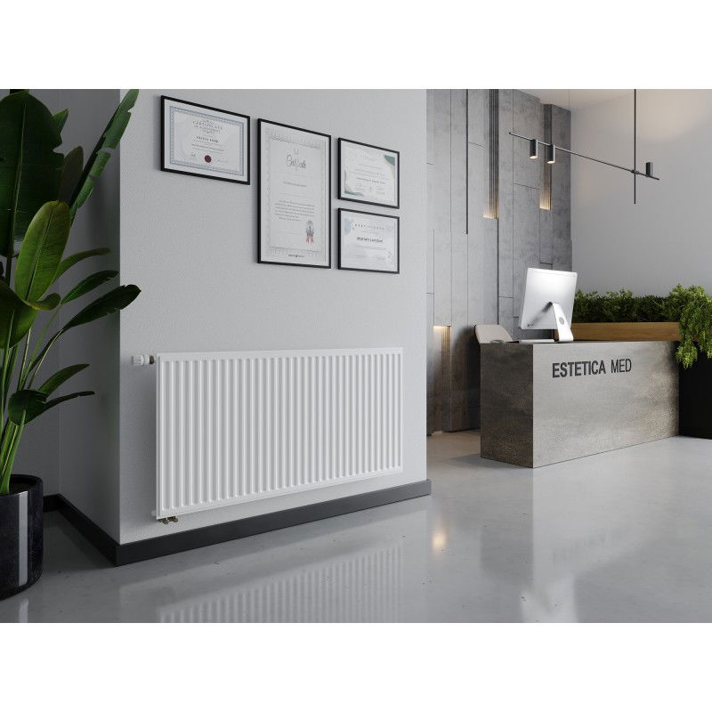 Mexen CVH10 Higiēnas paneļu radiators 600 x 1000 mm, apakšējais savienojums, 625 W, balts - W610H-060-100-00