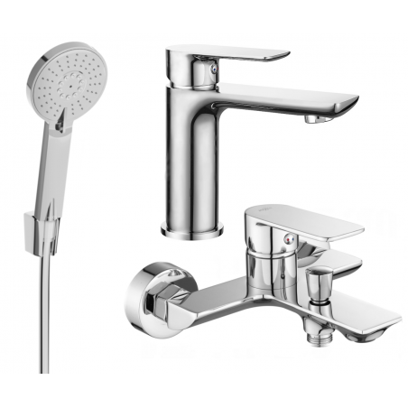 Mexen Alfa R40 conjunto de bañera, cromo - 745703R40-00