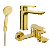 Mexen Alfa R40 ensemble de bain, doré - 745703R40-50