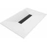 Bac à douche rectangulaire Mexen Toro SMC 140 x 70 cm, blanc, cache noir - 43107014-B