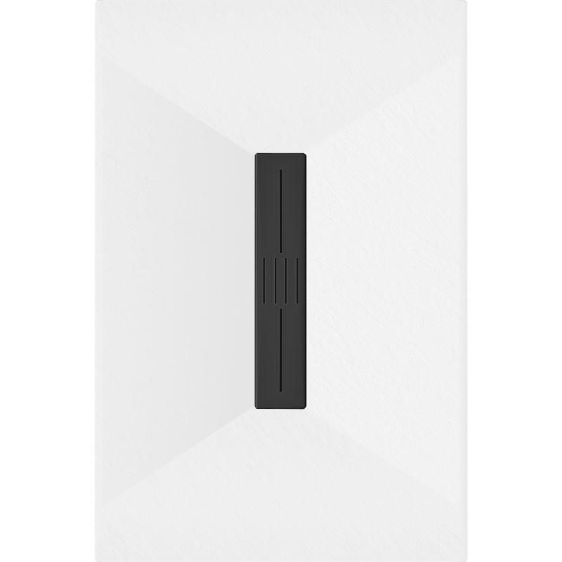 Mexen Toro base de duche retangular SMC 140 x 70 cm, branco, tampa preta - 43107014-B