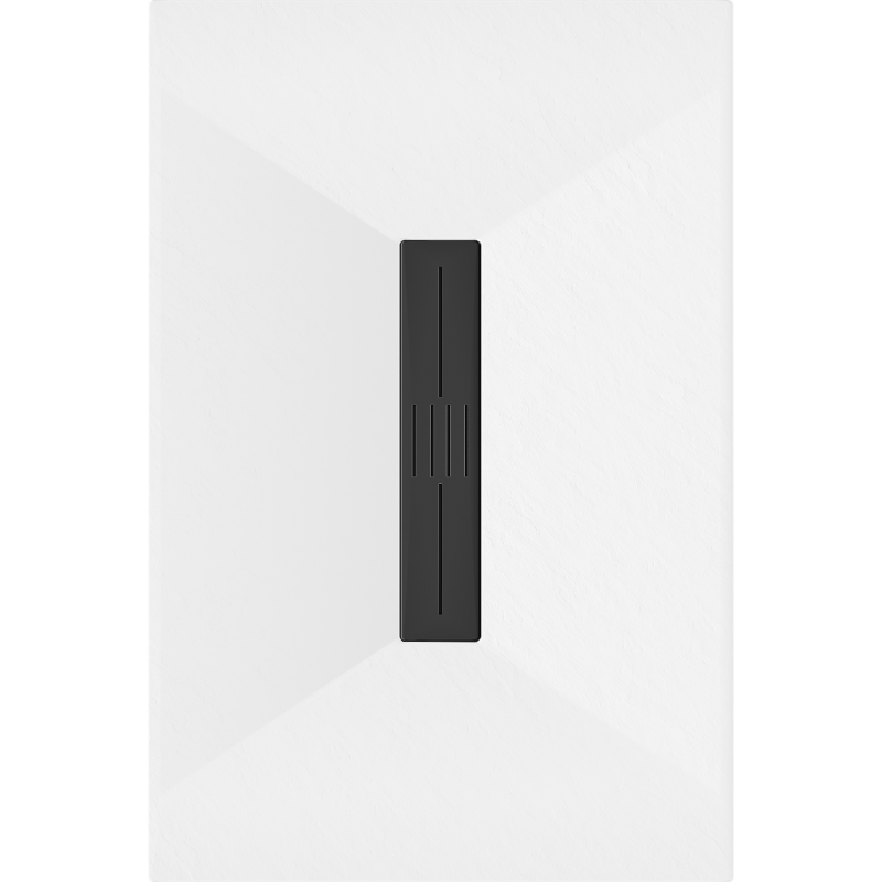Mexen Toro rectangular shower tray SMC 120 x 80 cm, white, black cover - 43108012-B