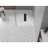 Mexen Toro rechteckige Duschwanne SMC 100 x 90 cm, weiß, schwarze Abdeckung - 43109010-B