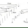 Mexen Alfa R72 Badezimmerset, Chrom - 745703R72-00
