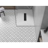 Mexen Toro rechteckige Duschwanne SMC 100 x 90 cm, weiß, schwarze Abdeckung - 43109010-B