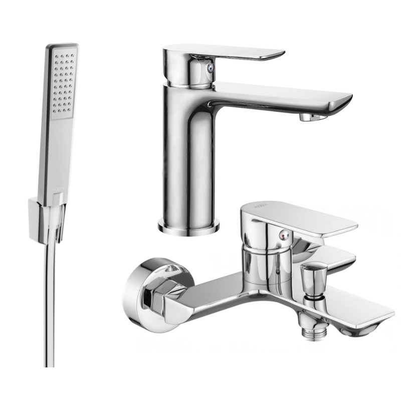 Mexen Alfa R72 Bathtub Set, Chrome - 745703R72-00