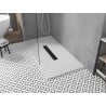 Mexen Toro rechteckige Dusche SMC 180 x 70 cm, weiß, schwarze Abdeckung - 43107018-B