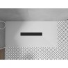 Mexen Toro rectangular SMC shower tray 160 x 80 cm, white, black cover - 43108016-B