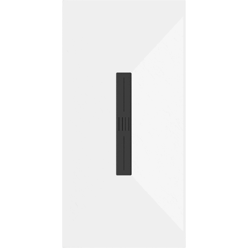 Mexen Toro rectangular shower tray SMC 160 x 70 cm, white, black cover - 43107016-B