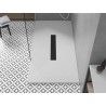 Mexen Toro rectangular SMC shower tray 160 x 80 cm, white, black cover - 43108016-B