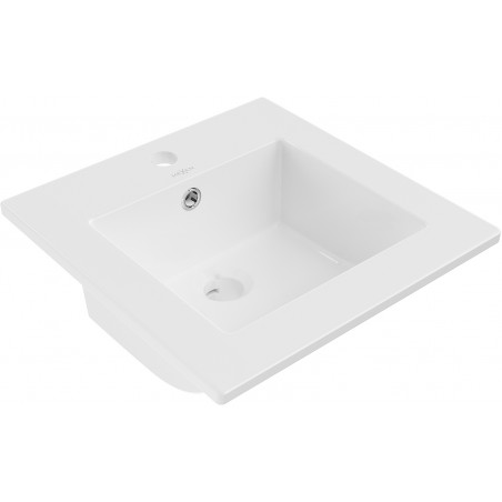 Mexen Atena lavabo encastré dans le plan de travail 41 x 41 cm, blanc - 25014100
