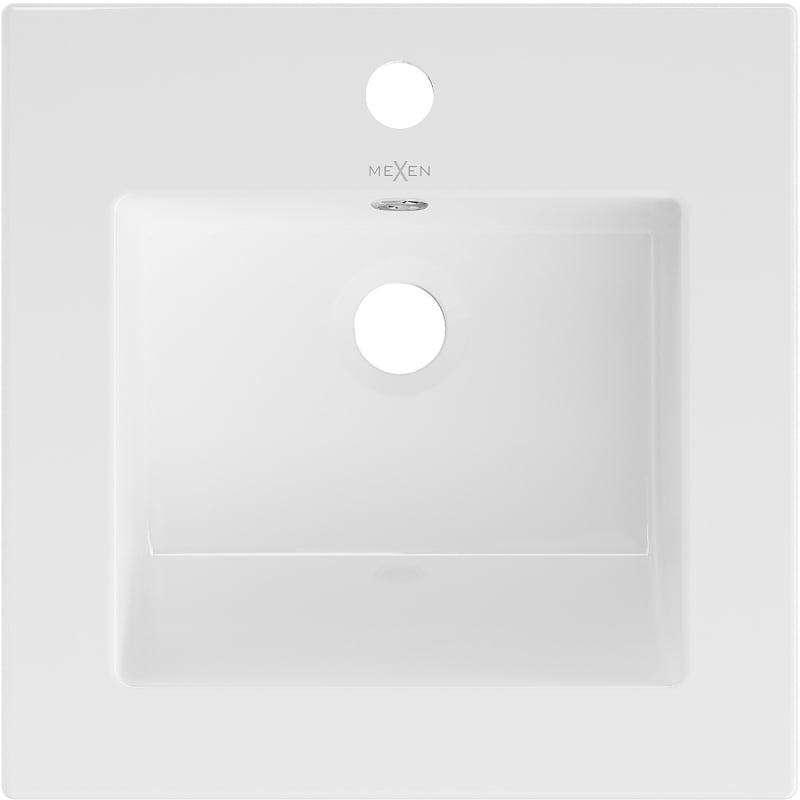Mexen Atena umywalka wpuszczana w blat 41 x 41 cm, biała - 25014100