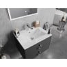 Mexen Atena built-in washbasin 61 x 46 cm, white - 25016000
