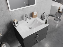 Mexen Atena lavabo empotrado en encimera 61 x 46 cm, blanco - 25016000