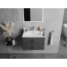 Mexen Atena inbouw wastafel 61 x 46 cm, wit - 25016000