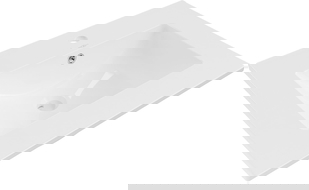 Mexen Atena ενσωματωμένος νεροχύτης σε πάγκο 61 x 46 cm, λευκός - 25016000