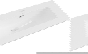 Mexen Atena lavabo encastré dans le plan 61 x 46 cm, blanc - 25016000