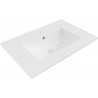 Mexen Atena inbouw wastafelblad 71 x 46 cm, wit - 25017000