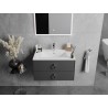 Mexen Atena lavabo encastré dans le plan de toilette 71 x 46 cm, blanc - 25017000
