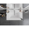 Mexen Atena lavabo encastré dans le plan de toilette 71 x 46 cm, blanc - 25017000