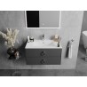 Mexen Atena lavabo empotrado en encimera de 76 x 46 cm, blanco - 25017500