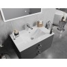 Mexen Atena lavabo empotrado en encimera de 76 x 46 cm, blanco - 25017500