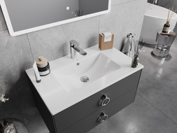 Mexen Atena Iebūvējama izlietne virsmā 76 x 46 cm, balta - 25017500