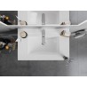 Mexen Atena lavabo empotrado en encimera de 76 x 46 cm, blanco - 25017500